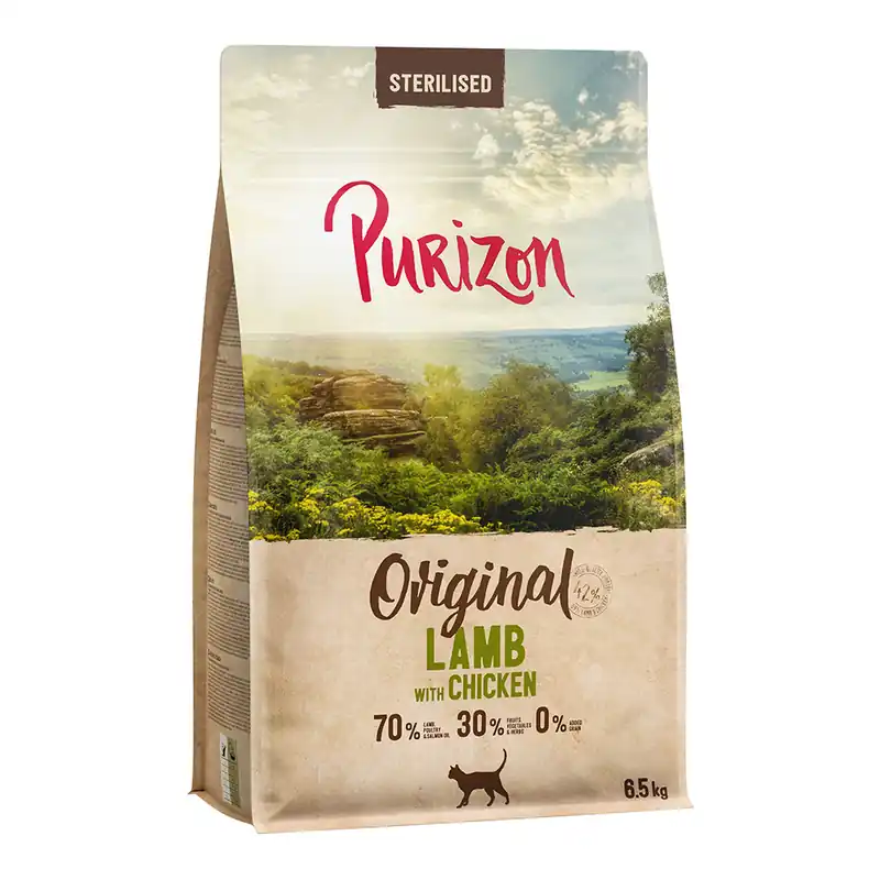Purizon Sterilised Adult Lamb & Chicken – Grain Free – 6,5 kg - Kundernas favorit