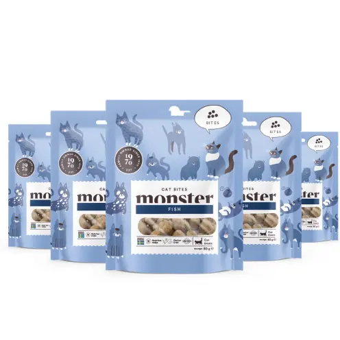 Flerpack! Cat Bites Fish Kattgodis – 5 st x 50 g - Outlet