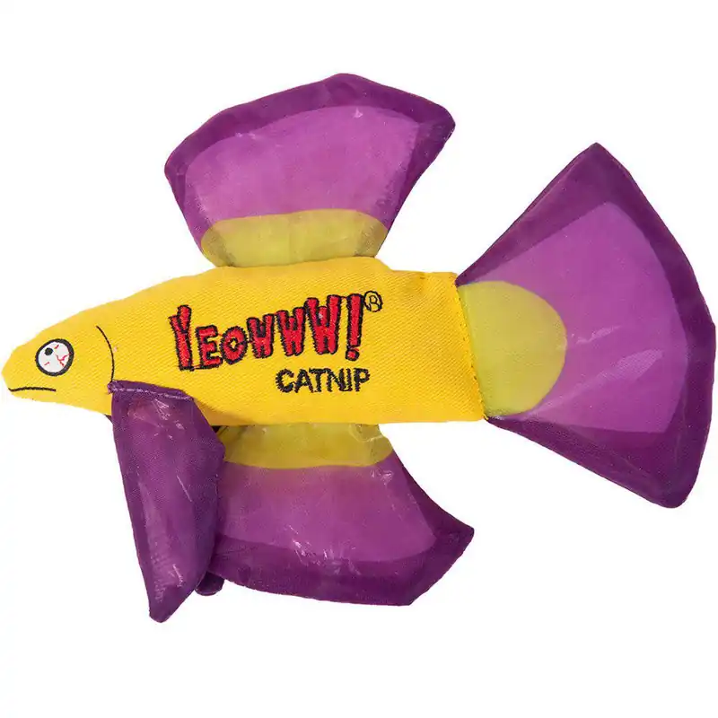 Leksak Mo Betta Fish med Kattmynta – Lila - Dagens deal