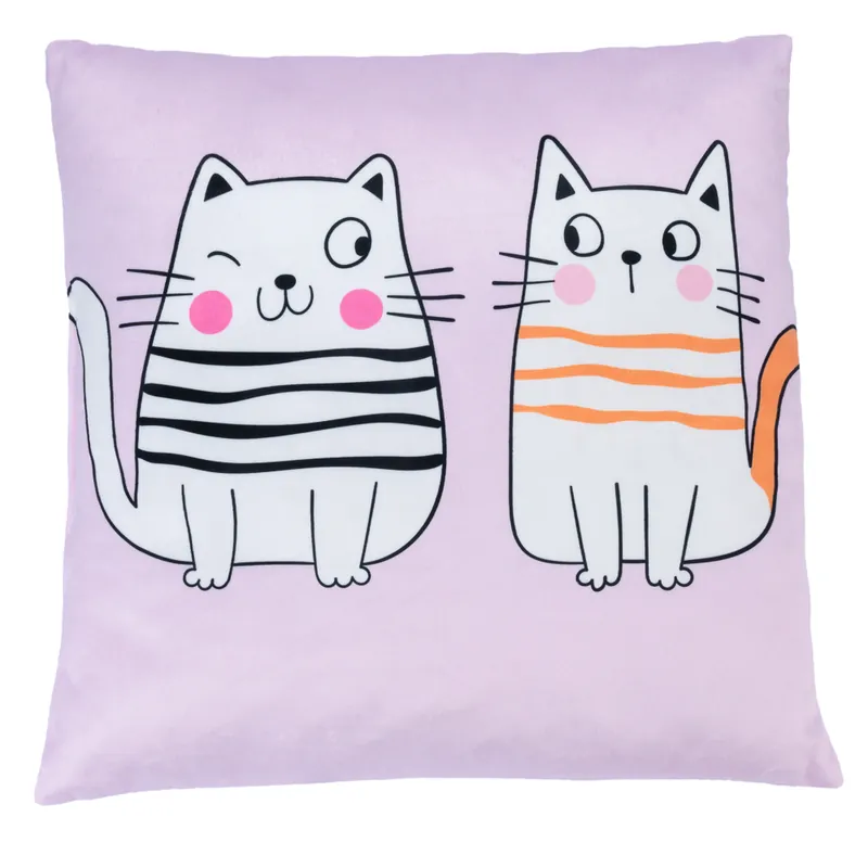 Fyndpris - Smartpet ”Stripey Cats” kudde – L 40 x B 40 cm