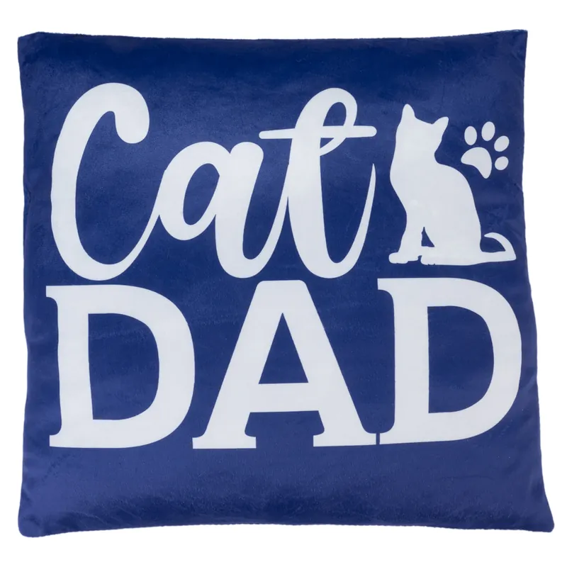Specialerbjudande | Smartpet ”Cat Dad” kudde – L 40 x B 40 cm