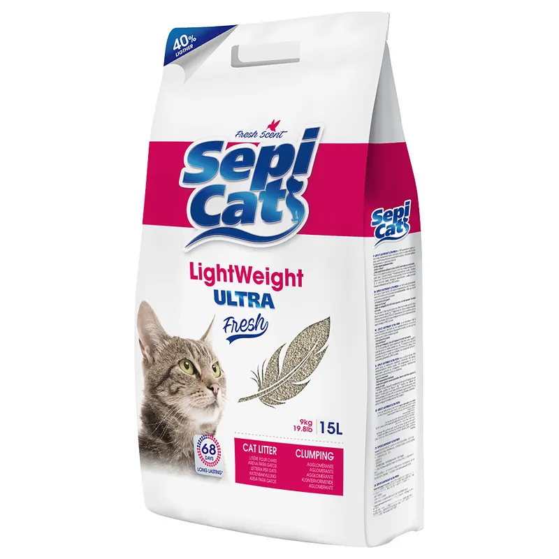 Sepicat LightWeight Ultra Fresh – Ekonomipack 2 x 15 l - Nytt hos oss
