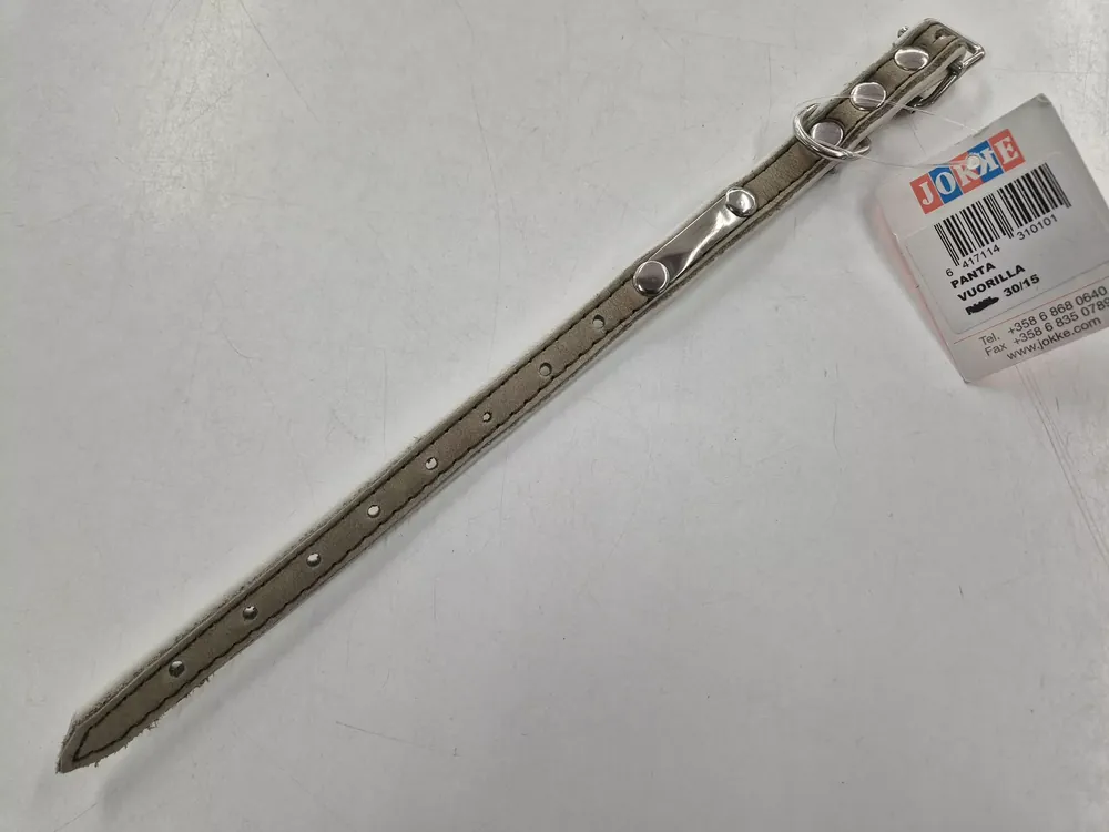 Tillverkarpris - JOKKE Läderhalsband 30cmx15mm
