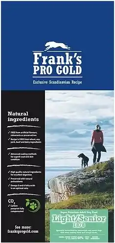 Frank‘s Pro Gold Light Senior hundfoder | Beställ direkt