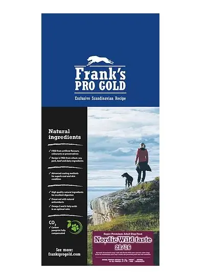Outlet - Frank’s Pro Gold Nordisk Vild Smak hundfoder