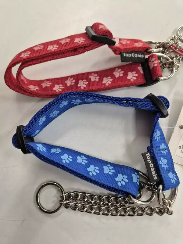 Kundfavorit - TipCanis Justerbart halvstrypande tasshalsband