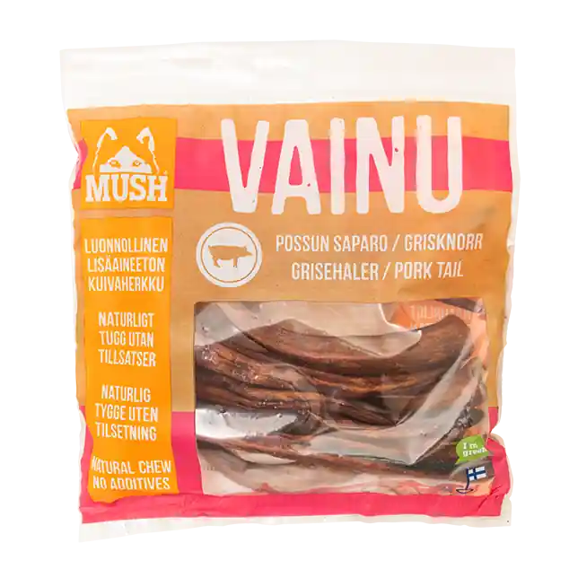 MUSH Vainu Fläsköron torkad godbit 220g | Erbjudandet går snart ut