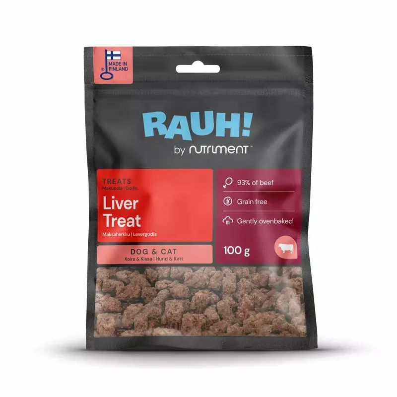 RAUH! Levergodis 100g för Katter och Hundar | Bästsäljare