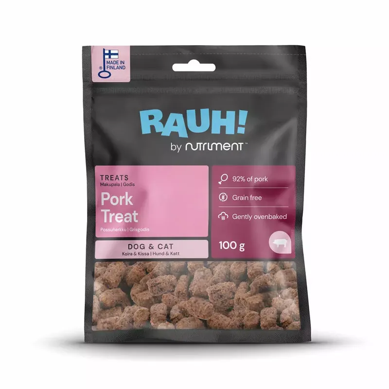 RAUH! Fläskgodis Possunami hundgodis kattgodis 100g | Prisnedsättning