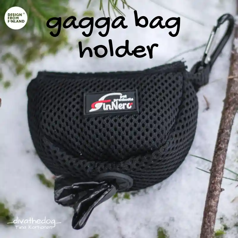 Kampanjpris | Finnero Gagga Bag Holder Koppåsnehållare för koppel