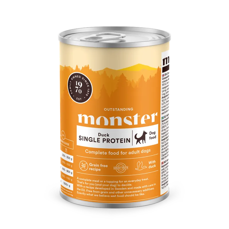 Monster Dog Adult SP Ankburk 400g - Köp online