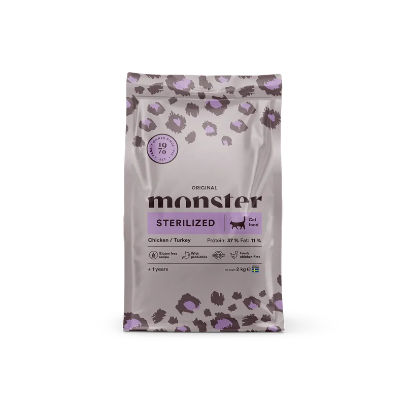 Monster Cat Original Adult Steriliserad kattmat | Kampanj
