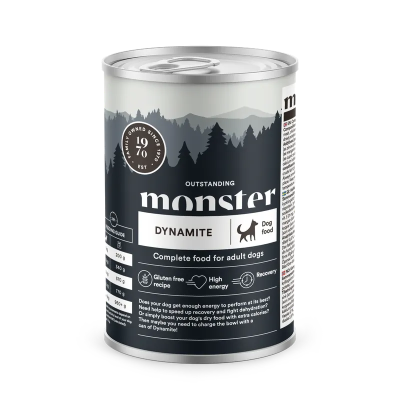 Monster Dynamite 400g våtfoder hundfoder | Handla säkert