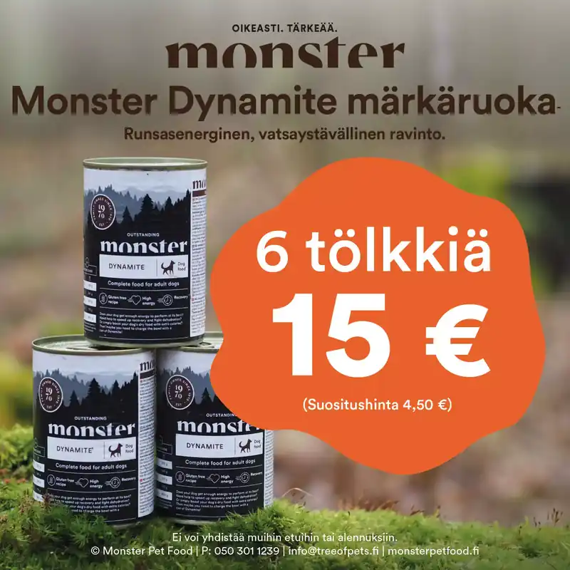 Expressleverans | Monster Dynamite 6 x 400g våtfoder hundmat