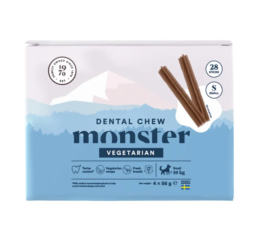 Populärt just nu - Monster Dog Dental Chew Vegetarisk Tuggben för Hundar