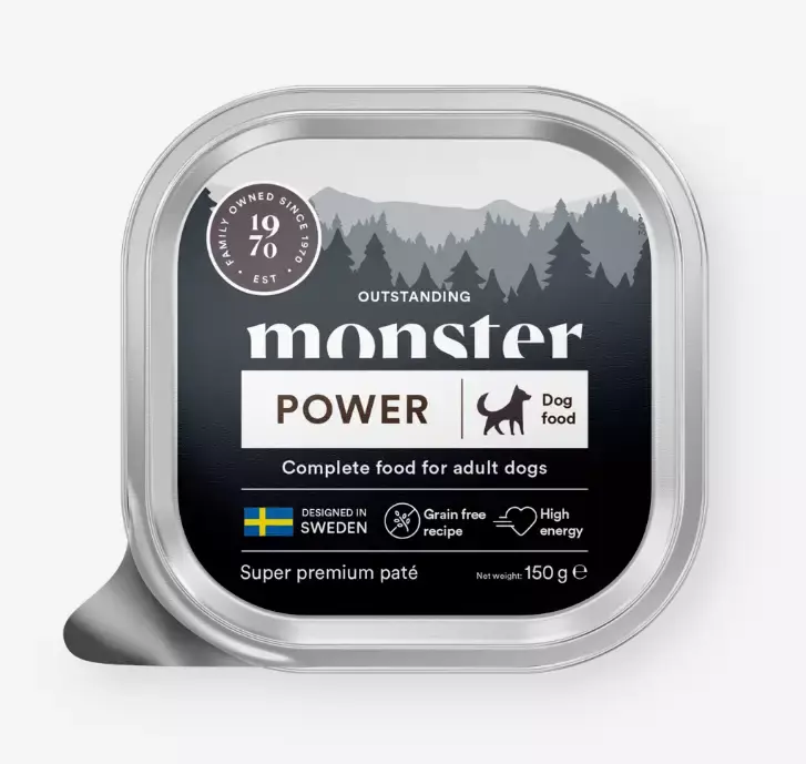 Mycket uppskattad | Monster Dog Power Pate 150g hundens blötmat