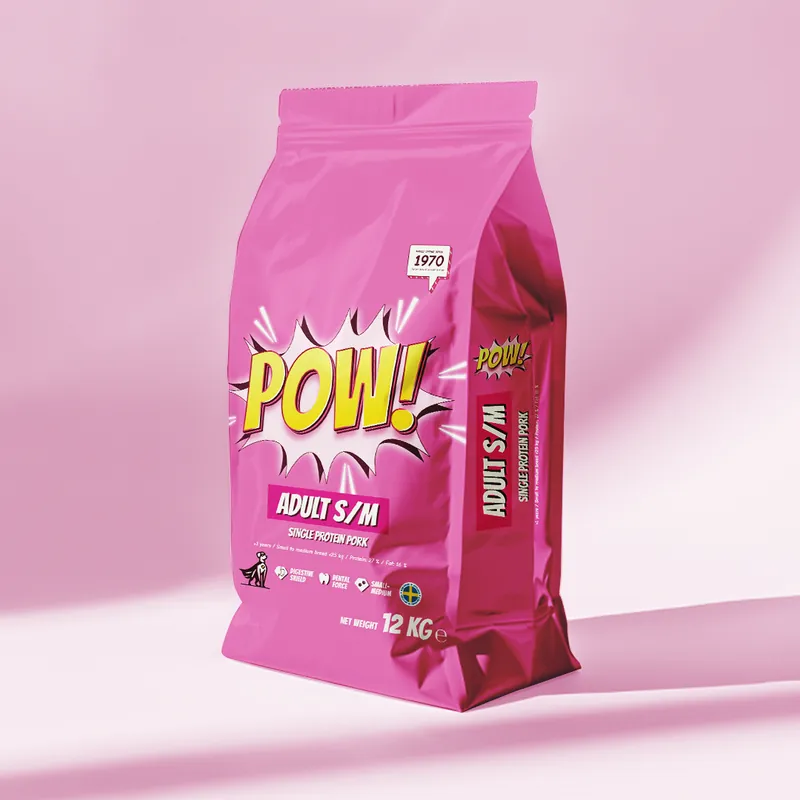 Reapris - POW! Hund Vuxen S/M Enstaka protein Fläsk Köttfärs Hundfoder