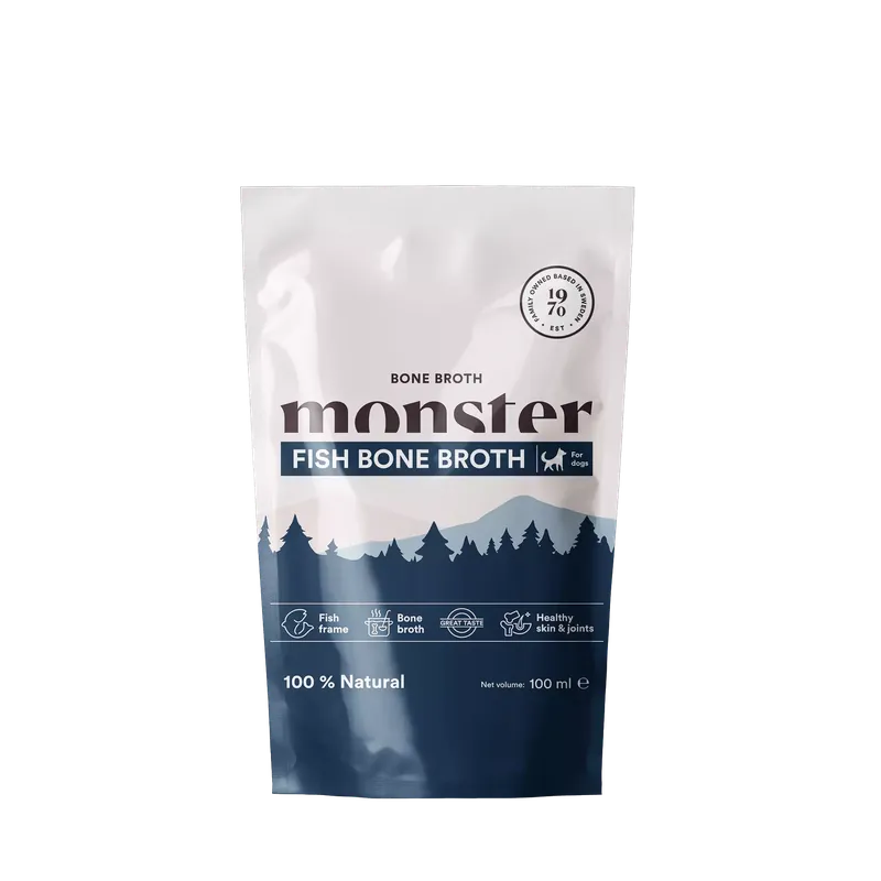 Monster Bone Broth Fish 100ml - Toppsäljare