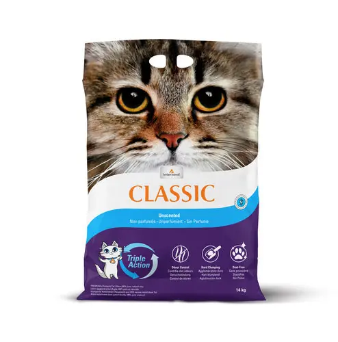 Snabb frakt | Classic Oparfymerad kattströ