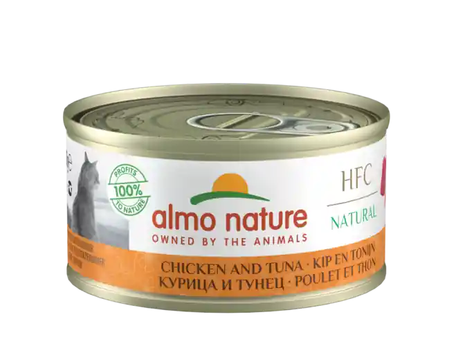 Almo Nature HFC Natural Katt Kyckling & Tonfisk kattfoder 70g | Rabatt
