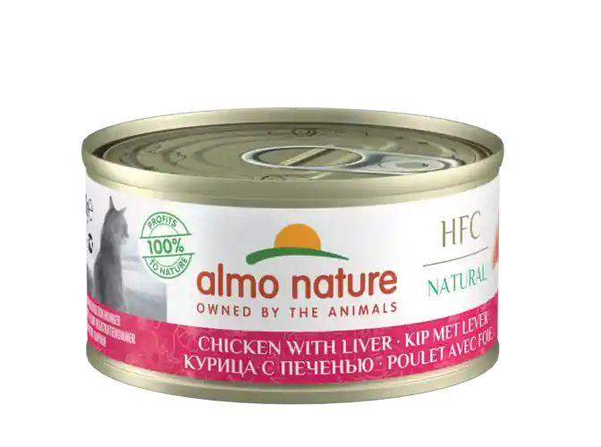 Almo Nature HFC Natural Cat Kyckling & Lever kattillskott 70g - Erbjudandet går snart ut
