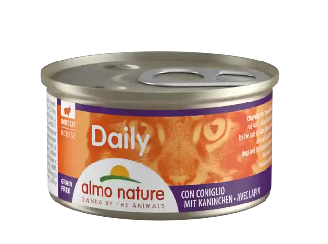 Fynd - Almo Nature Daily Menu Kanin Mousse kattfoder våtfoder 85g