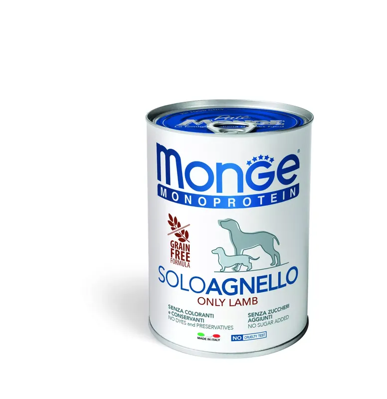 Monge Monoprotein Lamm 400g hundens våtfoder - Sista dagarna