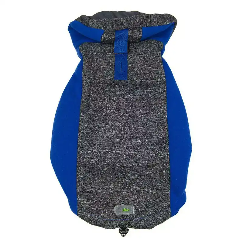 Go Fresh Pet Hoodie för hundar Blå-Grå - Kampanjpris