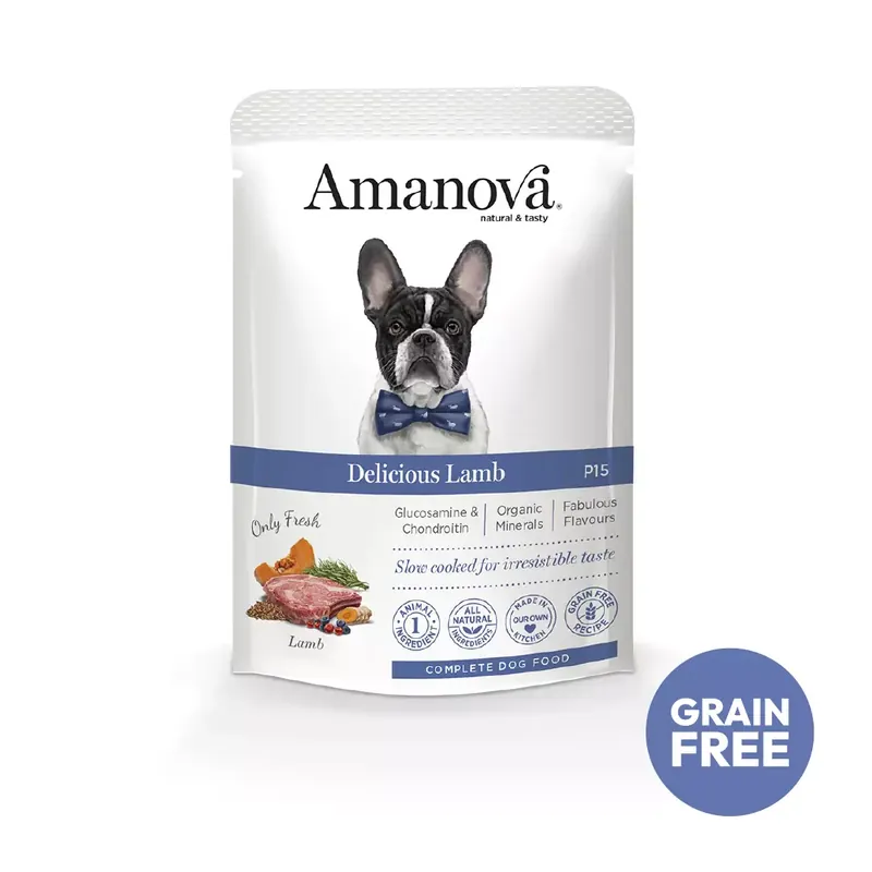 Nytt hos oss - Amanova Dog Delicious lamm 100g