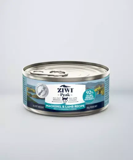 Kampanj | Ziwipeak Nya Zeeland Makrill & Lamm 85g burk kattmat våtmat
