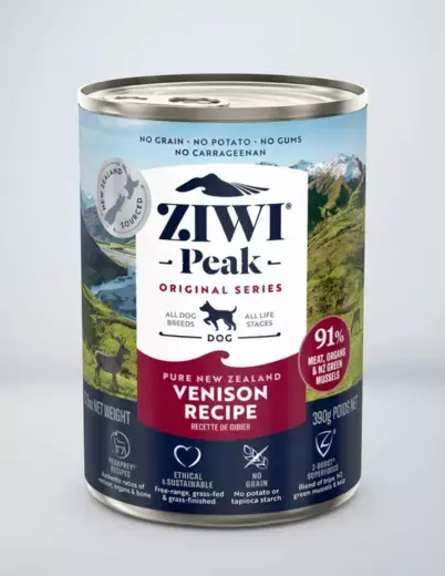 Specialerbjudande - ZiwiPeak Nyzeeländsk hjort 390g hundmat våtfoder burk