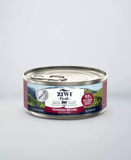Favorit hos kunderna | Ziwipeak Nyzeeländsk hjort 85g burk kattmat våtfoder