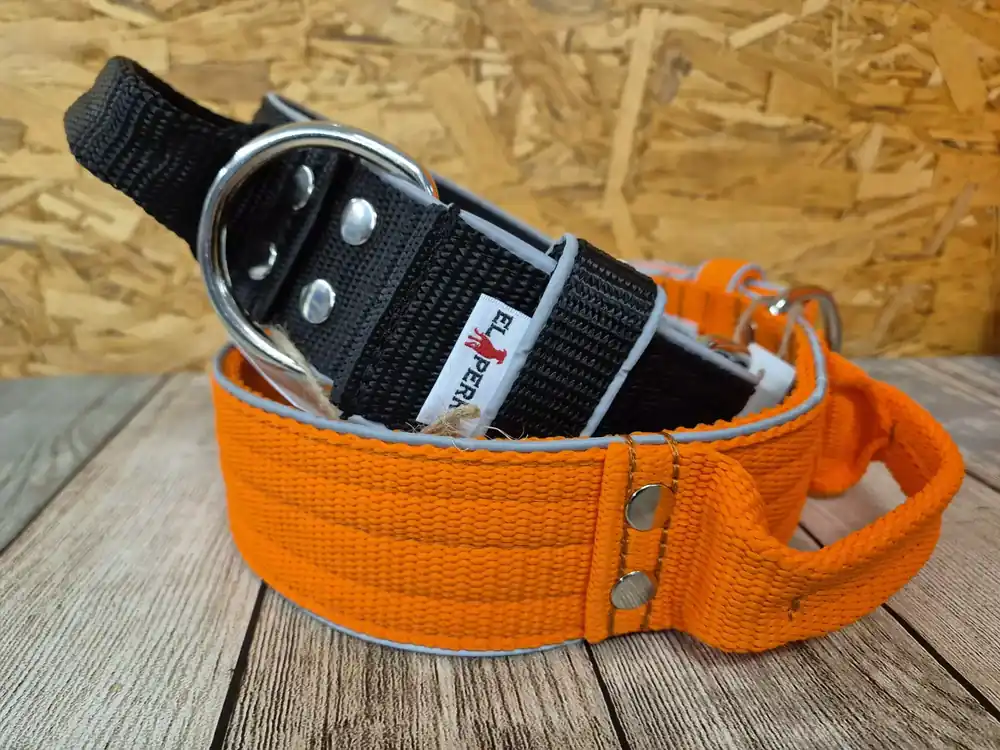 Snart slut - El Perro Halsband med handtag och reflex 5 cm