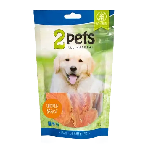 2PETS Dogsnack Chicken Breast – 100 G - Topprodukt