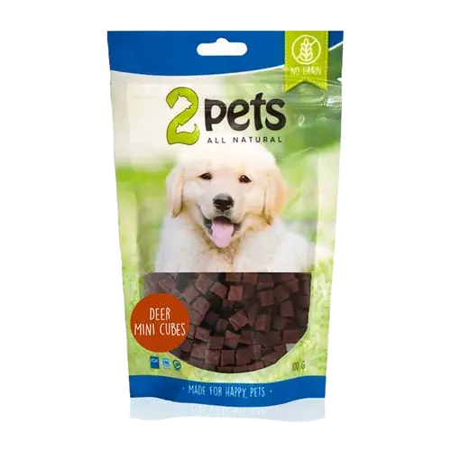 2PETS Dogsnack Deer Minicubes | Kan beställas online