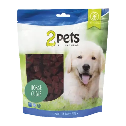 Dagens deal | 2PETS Dogsnack Horse Cubes – 400 G
