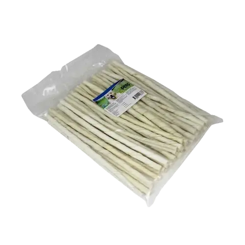 Mycket populär | 2PETS Tuggpinne Vriden Vit – 24 CM – 50 PACK