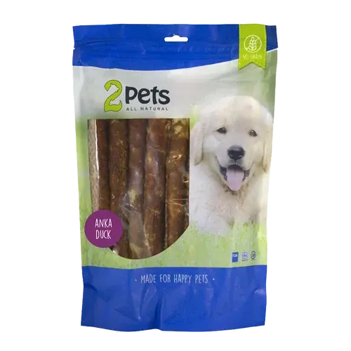 Finns nu - 2PETS Tuggrulle M Ankfilé – 28 CM – 12 PACK