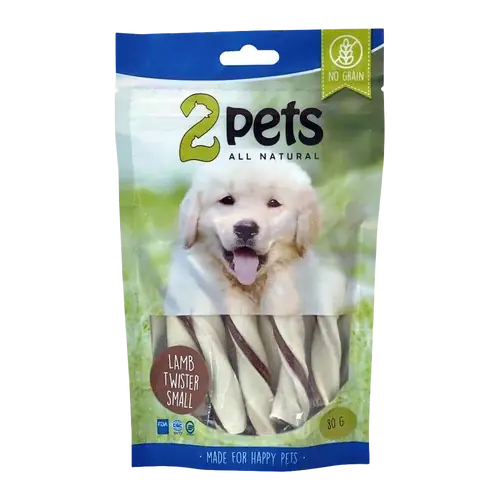 Spara mer - 2PETS Tuggtwister M Lamm Small – 80 G