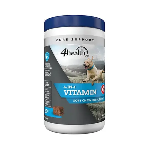 4health 4-in-1 Multivitamin Soft Chewable Dog Supplements for Dogs, 60 ct. | Mycket uppskattad