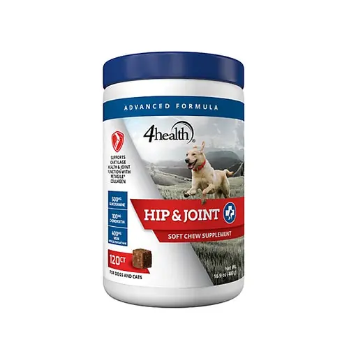 4health Advanced Formula Soft Chewable Hip and Joint Supplement for Dogs and Cats, 120 ct. - Lägg i varukorg