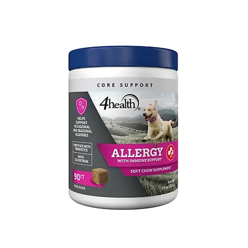 Prissänkt - 4health Allergy with Immune Support Soft Chewable Supplements for Dogs, 90 ct.