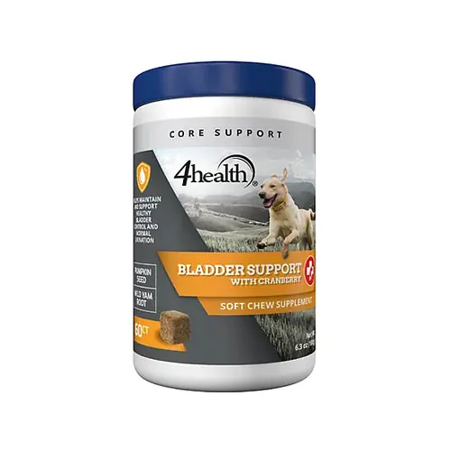 4health Bladder Support with Cranberry Soft Chewable Supplement for Dogs, 0.4 lb. | Ny lansering