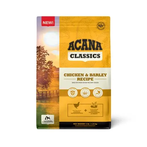 ACANA Classics Dry Dog Food Chicken & Barley Recipe 4lb | Kanonerbjudande