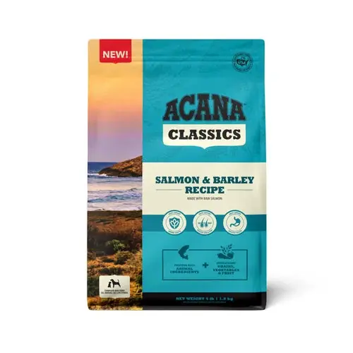 ACANA Classics Dry Dog Food Salmon & Barley Recipe 4lb - Endast denna vecka