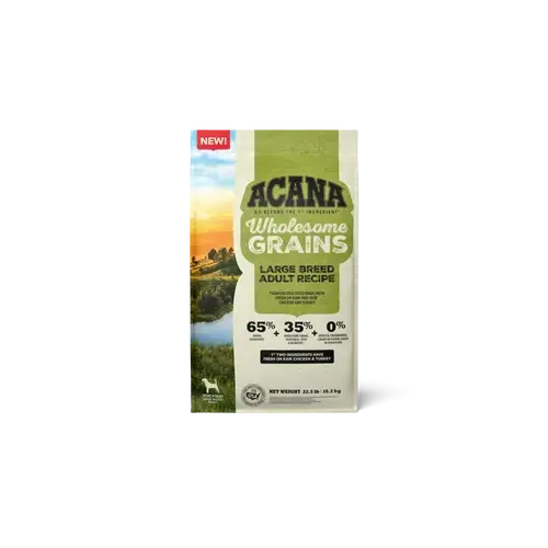 Sänkt pris - ACANA Wholesome Grains Large Breed Adult + Grains 22.5lb