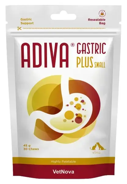 Dagens deal - Adiva Gastric Plus Small 30 Chews, 45 grams