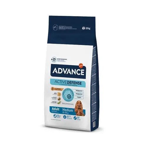 Advance Dog Medium Adult Dry Dog Food With Chicken, 18kg - Försäljningssuccé