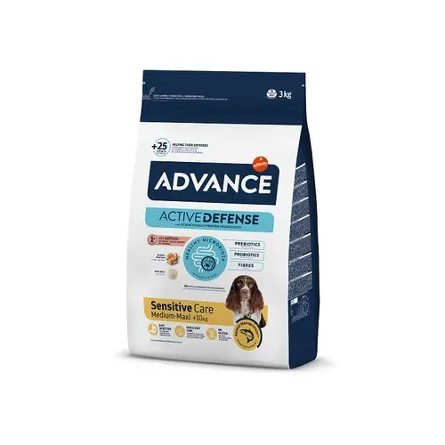 Advance Sensitive Medium & Maxi Dry Dog Food With Salmon & Rice, 3kg - Missa inte erbjudandet
