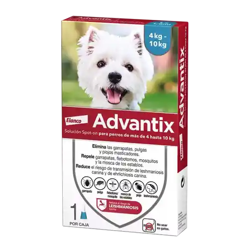 Reapris - Advantix Dog Deworming Pipette 4-10Kg, 1Ml